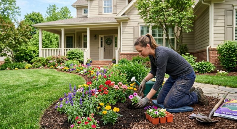 Garden Mulch Installation in Ventura County, CA